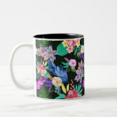 Planten van tropisch Oerwoud Tweekleurige Koffiemok (Links)