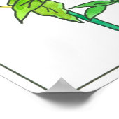 Planten van tuinen Coneflower Ladybug Butterfly Poster (Hoek)