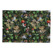 Planten van Woodland Forest Greenery Kussensloop (Achterkant)