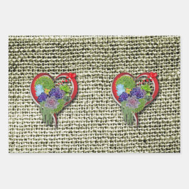 Planten van zoogdierliefhebbers inpakpapier vel