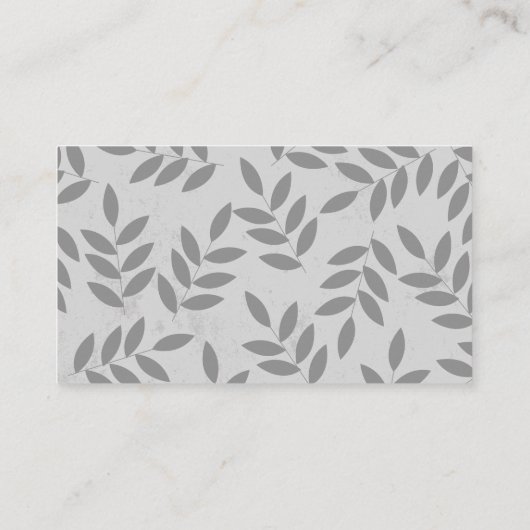 Planten Visitekaartje (Achterkant)