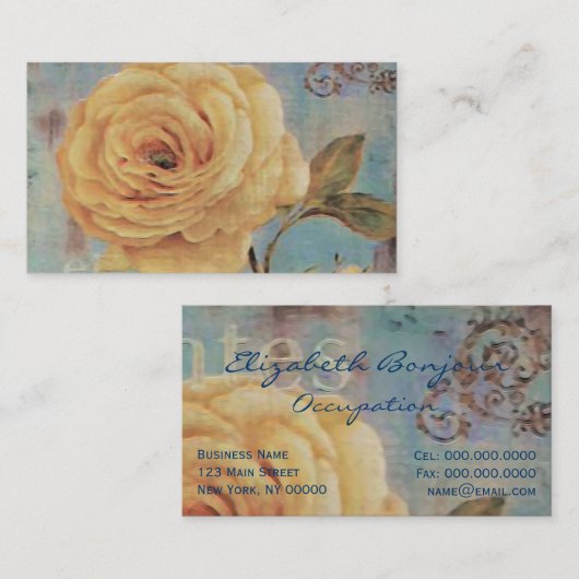 Planten ~ Visitekaartje (Voorkant / Achterkant)