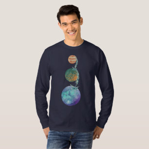 Planten voor de schepping met watervallen t-shirt