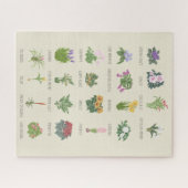 Planten voor gebruik binnenshuis + Names Gardener  Legpuzzel (Horizontaal)