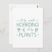 Planten voor instapkaarten briefkaart (Voorkant / Achterkant)