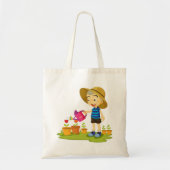 Planten voor kinderwater TuinCanvas tas (Voorkant)