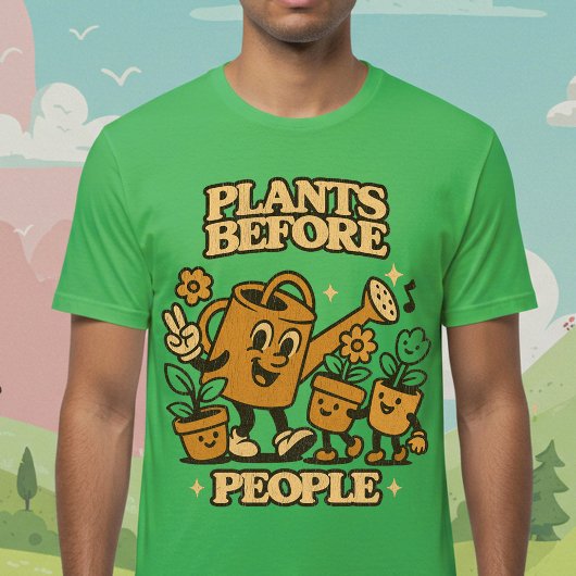 Planten voor mensen t-shirt