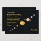 Planten voor ruimtevaart kaart (Voorkant / Achterkant)