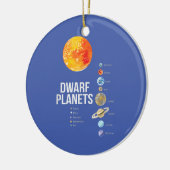 Planten voor T-Shirt-zonnestelsel Keramisch Ornament (Links)