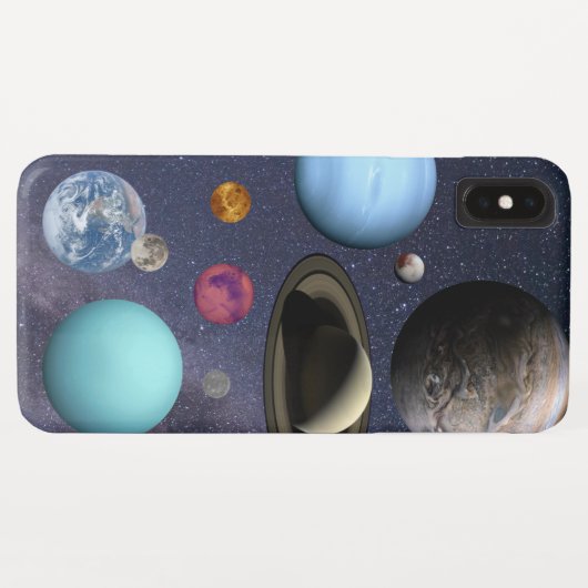 Planten voor zonnesystemen Case-Mate iPhone case (Achterkant (horizontaal))