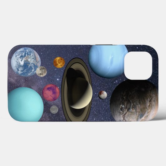 Planten voor zonnesystemen Case-Mate iPhone case (Achterkant (horizontaal))