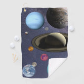 Planten voor zonnesystemen golfhanddoek (Insitu)