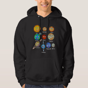 Planten voor zonnesystemen hoodie