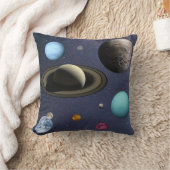 Planten voor zonnesystemen kussen (Deken)