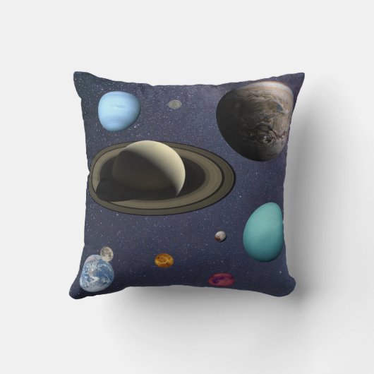 Planten voor zonnesystemen kussen (Achterkant)