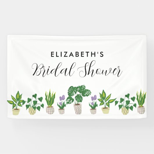 Planten Vrijgezellenfeest Greenery Backdrop Spandoek (Horizontaal)