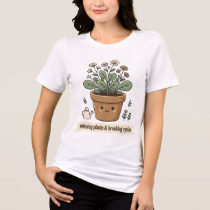 Planten water geven en cycli doorbreken - Tri-Blend shirt