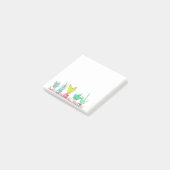 Planten waterverf post-it® notes (Schuin)