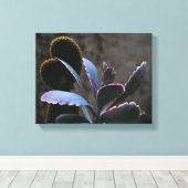 Planten woestijn canvas afdruk (Insitu (Houten vloer))