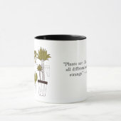 Planten zijn als mensen mok (Midden)