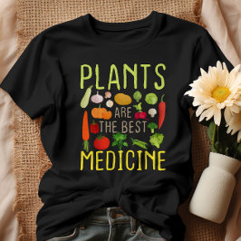 Planten Zijn De Beste Medicijn Cool Veganistisch V T-shirt