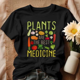 Planten Zijn De Beste Medicijn Cool Veganistisch V T-shirt