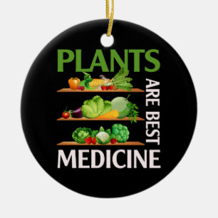 Planten zijn de beste medicijn die het hele Plant  Keramisch Ornament