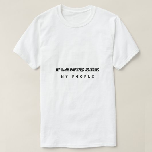Planten Zijn Mijn Mensen T-shirt (Design voorkant)