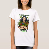 Planten zijn mijn Therapie | Grappig Plant verslaa T-shirt (Voorkant)