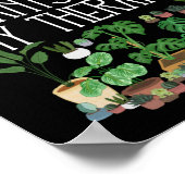 Planten zijn mijn therapie poster (Hoek)