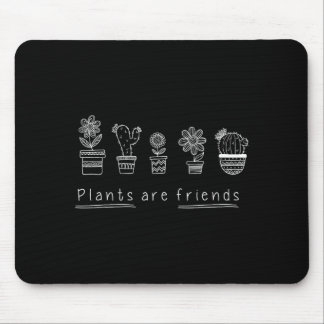 Planten zijn vrienden shirt vrouwen mannen en kind muismat