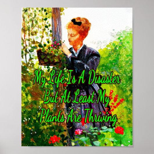 Planten Zomer Winslow Homer Poster (Voorkant)