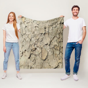 Plantenboomcamouflage ziet er uit op een schuurpat fleece deken
