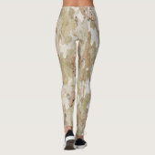 Plantenboomcamouflage ziet uit op barstpatroon leggings (Achterkant)