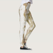 Plantenboomcamouflage ziet uit op barstpatroon leggings (Rechts)
