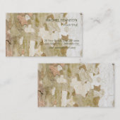 Plantenboomcamouflage ziet uit op barstpatroon visitekaartje (Voorkant / Achterkant)