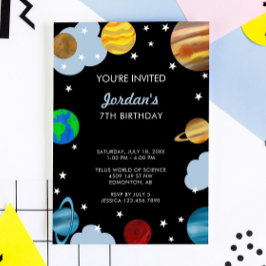 Plantendagen buitenruimte Galaxy Boys Party Kaart