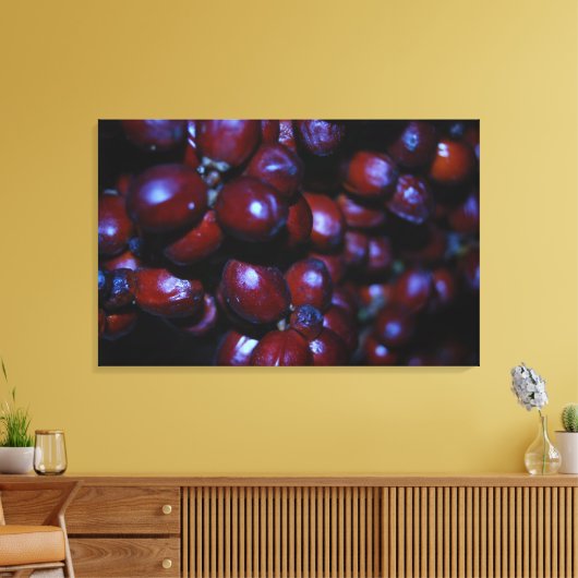 plantendetail canvasprint canvas afdruk (Insitu (Woonkamer))
