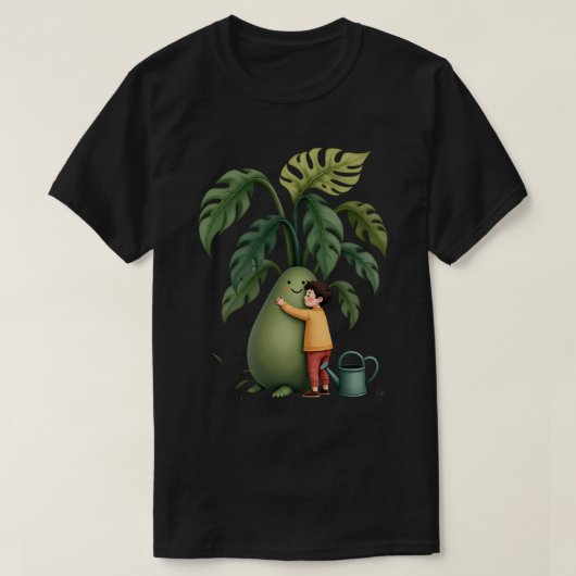 Plantenknuffel T-shirt (Design voorkant)