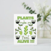 Plantenliefhebber Briefkaart (Staand voorkant)