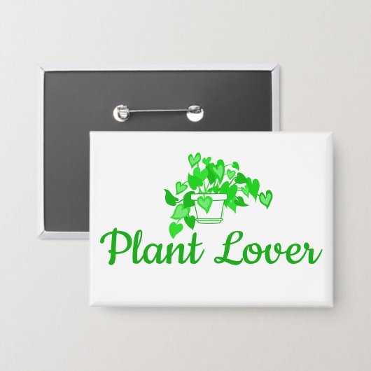 Plantenliefhebber Button (Voorkant / Achterkant)