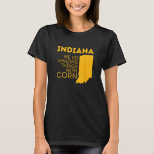 Plantenliefhebber Funny Corn Vegan Sarcastic Humor T-shirt