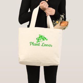 Plantenliefhebber Grote Tote Bag