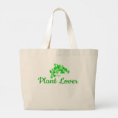 Plantenliefhebber Grote Tote Bag (Achterkant)