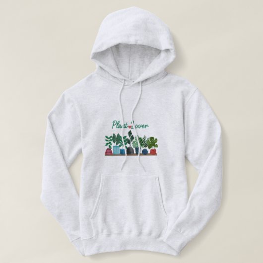 Plantenliefhebber Hoodie (Design voorkant)