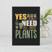 Plantenliefhebber Ik heb echt al deze planten nodi Kaart (Staand voorkant)