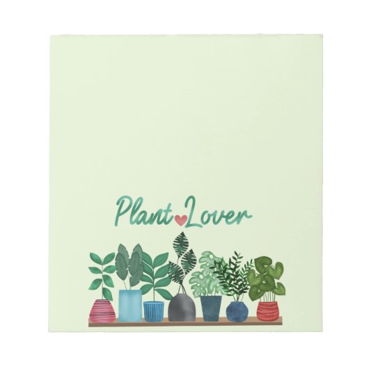 Plantenliefhebber Notitieblok (Voorkant)