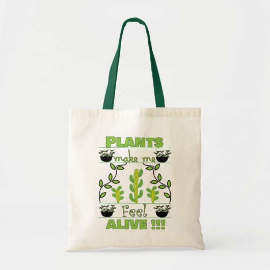 Plantenliefhebber Tote Bag (Voorkant)