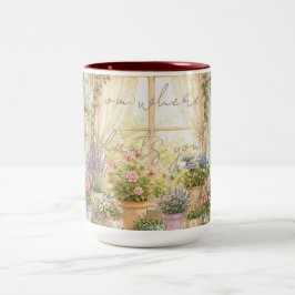 Plantenliefhebbers Inspirerende Mok, Tuinierder's Tweekleurige Koffiemok