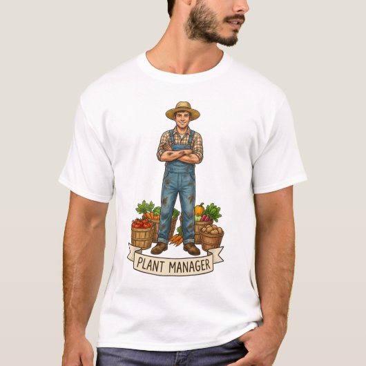 Plantenmanager t-shirt (Voorkant)